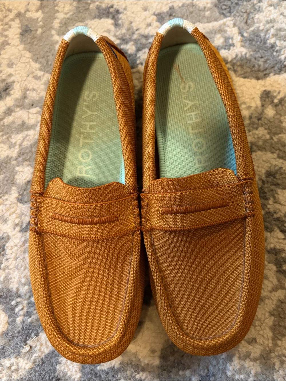 Rothy's The Driver Loafers Cognac Slip On  Shoes Women's 6